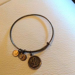 Alex and Ani "L" bangle